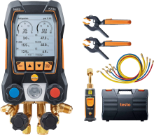 testo 570s Smart Vacuum Kit with filling hoses